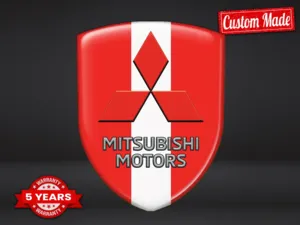 Mitsubishi Domed Decals Sticker Car Limited Star High End